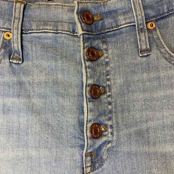 J. Crew Eco 9" high-rise toothpick jean in light worn wash 30/28 - Picture 2 of 10